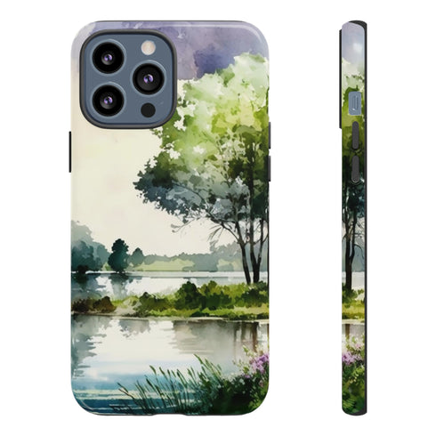Summer Day by the Lake - Impact Resistant Phone Case